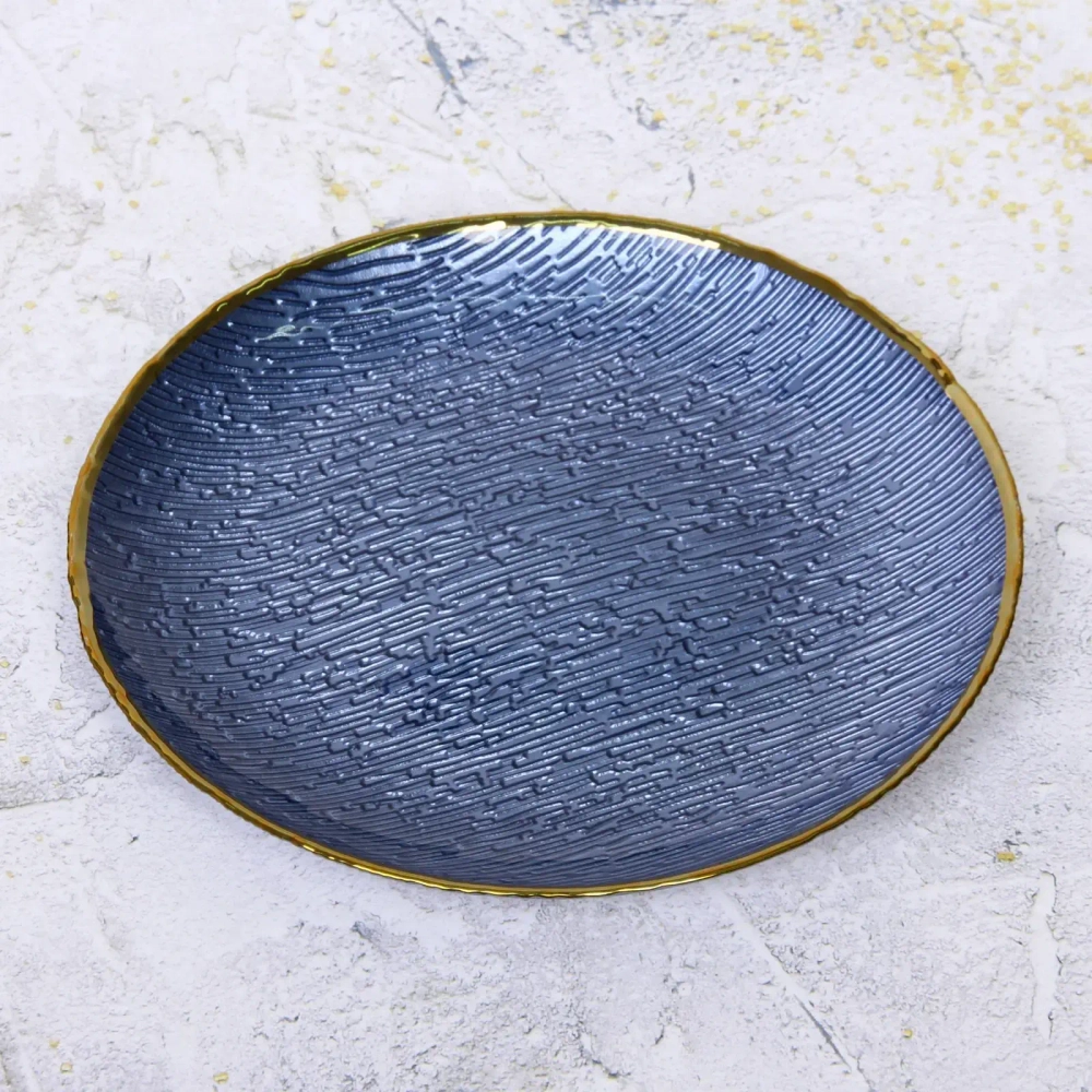 Тарелка 26см «Лагуна» сапфир