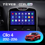 Teyes CC2L Plus 10,2"для Renault Clio 4 2012-2016