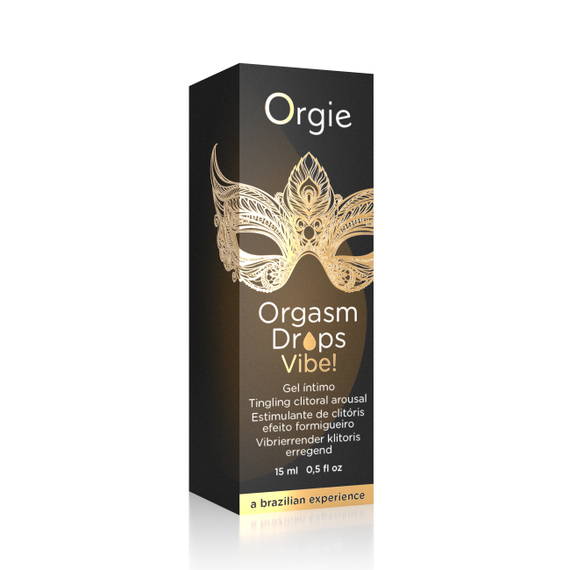 Orgie Orgasm Drops Vibe! - Жидкий вибратор, 15 мл