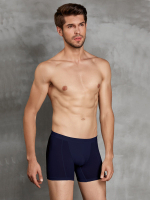 Мужские трусы-боксеры +size Doreanse Cotton Premium (Размер: 4X) (Цвет: черный)