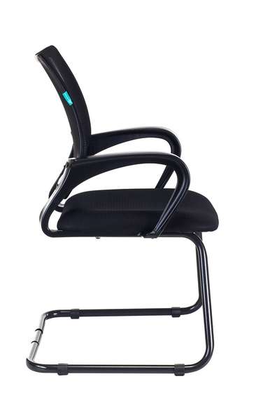 Кресло Бюрократ CH-695N-AV черный TW-01 сиденье черный TW-11 сетка/ткань полозья металл черный