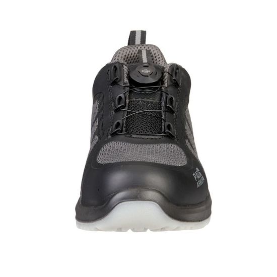 Полуботинки "Капер" с системой быстрой шнуровки, цв. серый, ПУ/ПУ, КП