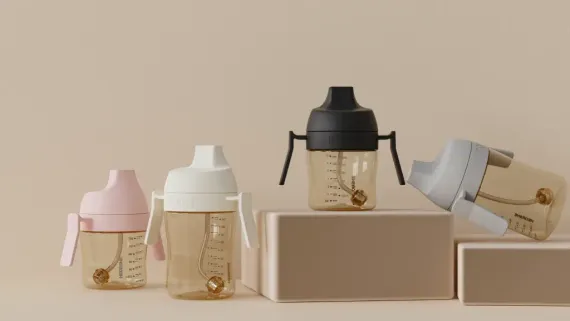 Поильник Heorshe Серый 300 мл