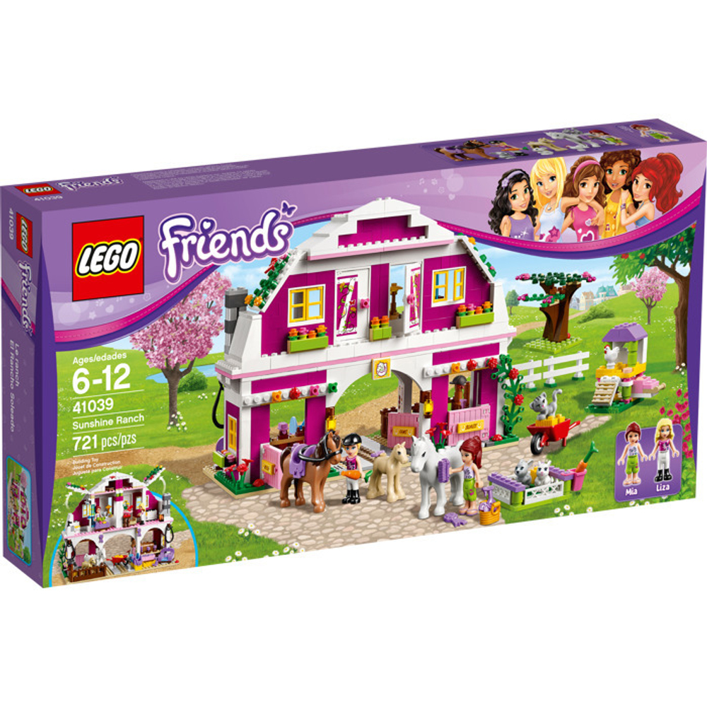 LEGO Friends: Ранчо Саншайн 41039 — Sunshine Ranch — Лего Френдз Друзья Подружки