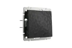 Выключатель Werkel Hammer 1 клавиша черный 36174