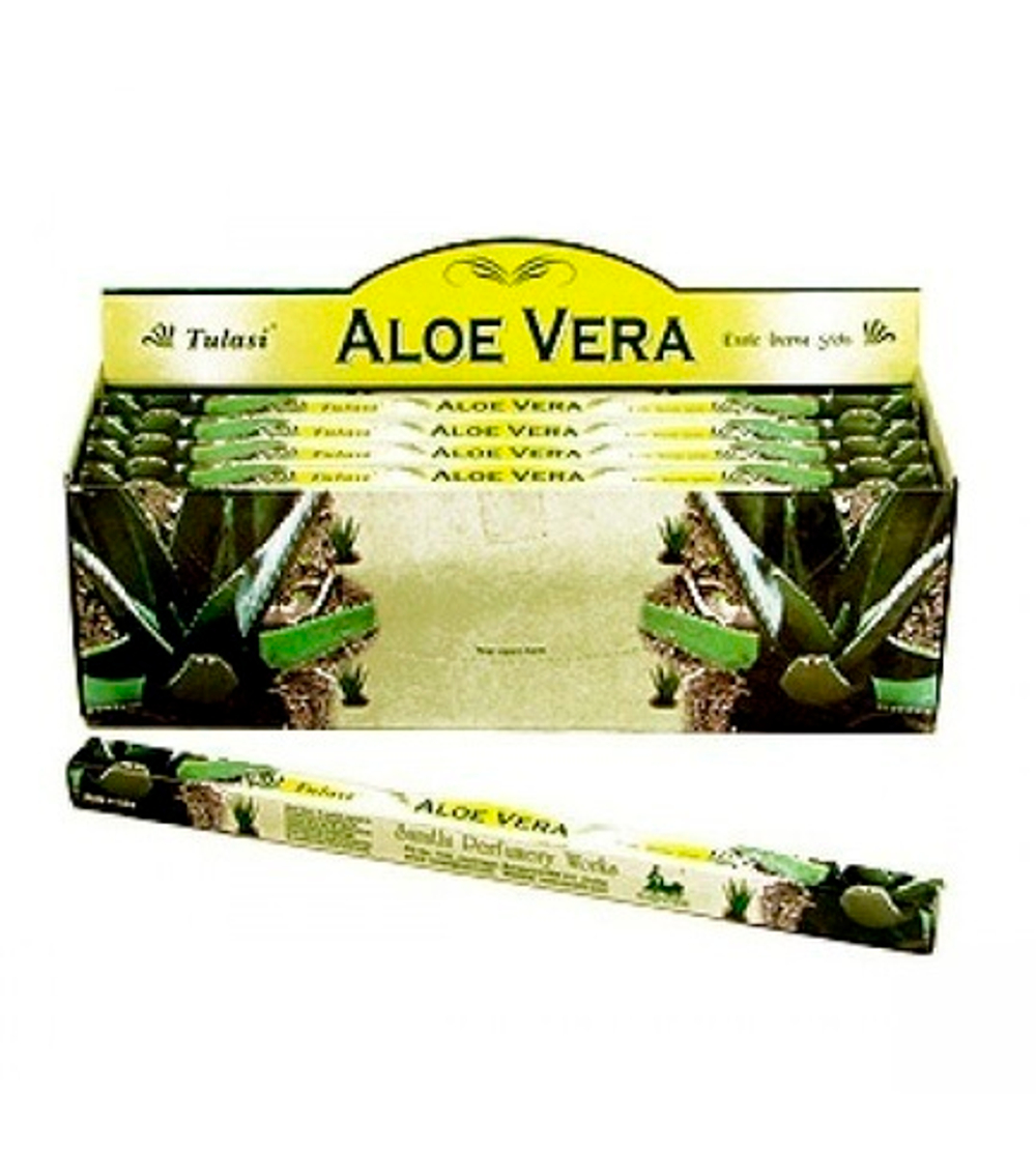 Tulasi Aloe Vera четырехгранник Благовоние Алоэ Вера