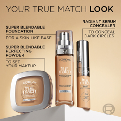 L’Oreal Paris True Match - жидкая тональная основа, 30 ml