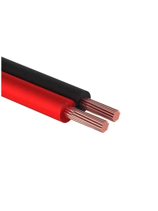 Кабель акустический 2 х 2,5 мм² красные/чёрный 1-метр