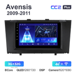 Teyes CC2 Plus 9"для Toyota Avensis 2009-2011