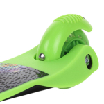 Самокат 3х кол. зеленый, 55см, макс.высота ручки 62см. колеса PU свет, макс.вес 45кг.