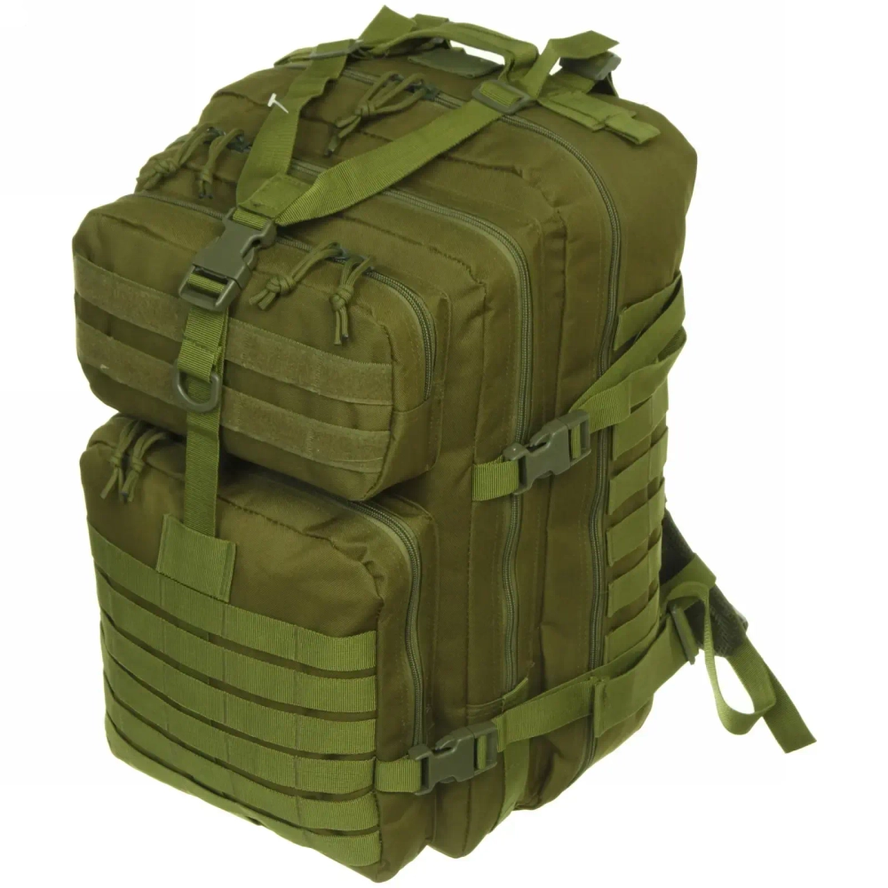 Рюкзак туристический 40л, цвет зеленый,D3