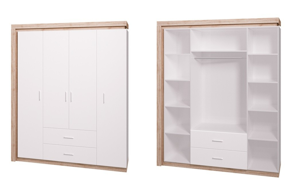 Шкаф 4-х дверный 16 Люмен