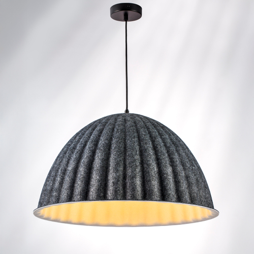 799557 Люстра FENICIA 1х12W (led) E27 ЧЕРНЫЙ/СЕРЫЙ