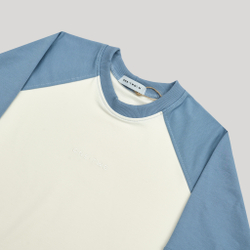 LS T-Shirt Raglan Duo Country Blue