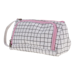 Пенал-косметичка с органайзером подростковый розовый