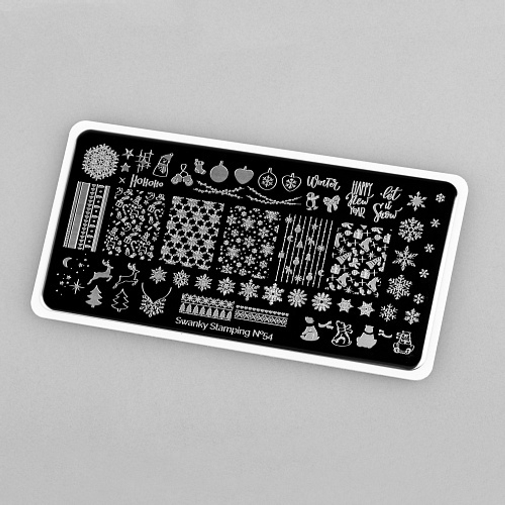 Пластина Swanky Stamping 054