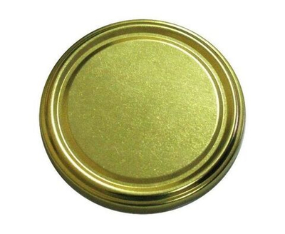 Крышки для банок винтовые D 82мм, 20 шт, Твист-офф, для консервирования, цвет "Золото"