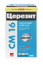 Клей для плитки эластичный CM 16 Церезит С2ТE 25 кг
