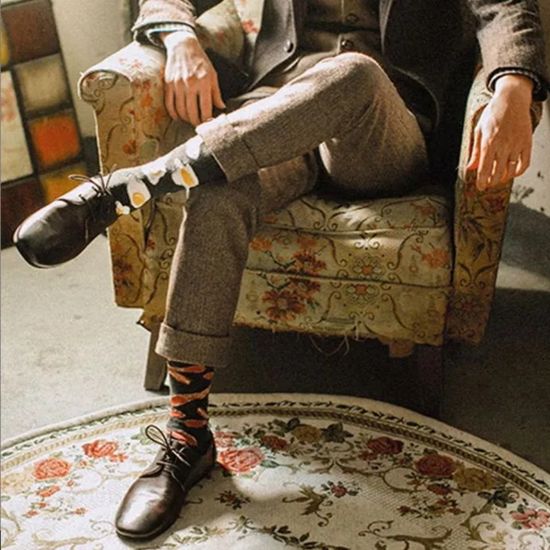 Носки "Мясо и яичница", р-р 38-45