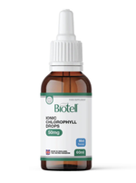 BioTell - Liquid Ionic Chlorophyll Drops 50 mg + Mint Flavor, 60 ml