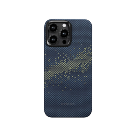 Чехол Pitaka Fusion Weaving MagEZ Case 4 для iPhone 15 Plus Milky Way Galaxy