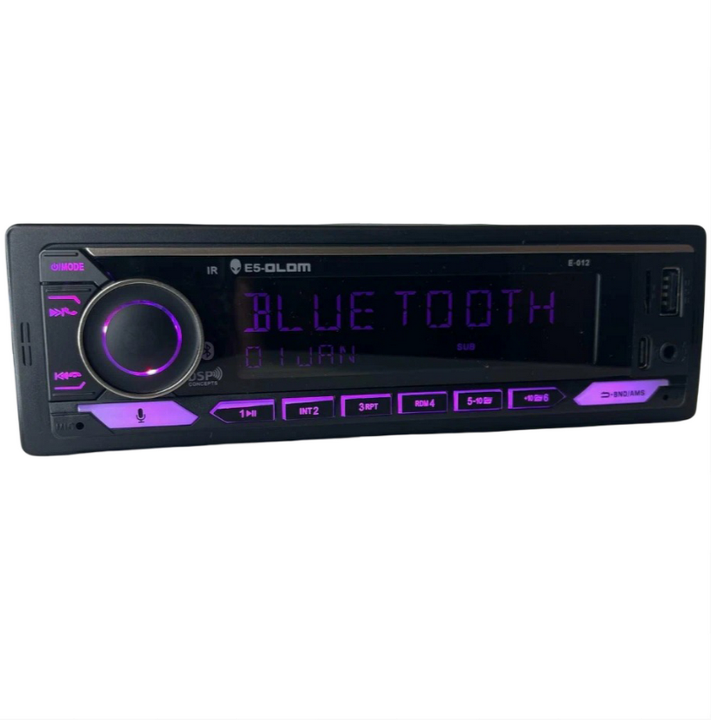 Автомагнитола FM/BT/USB/TF DSP Color E5-OLOM E-012
