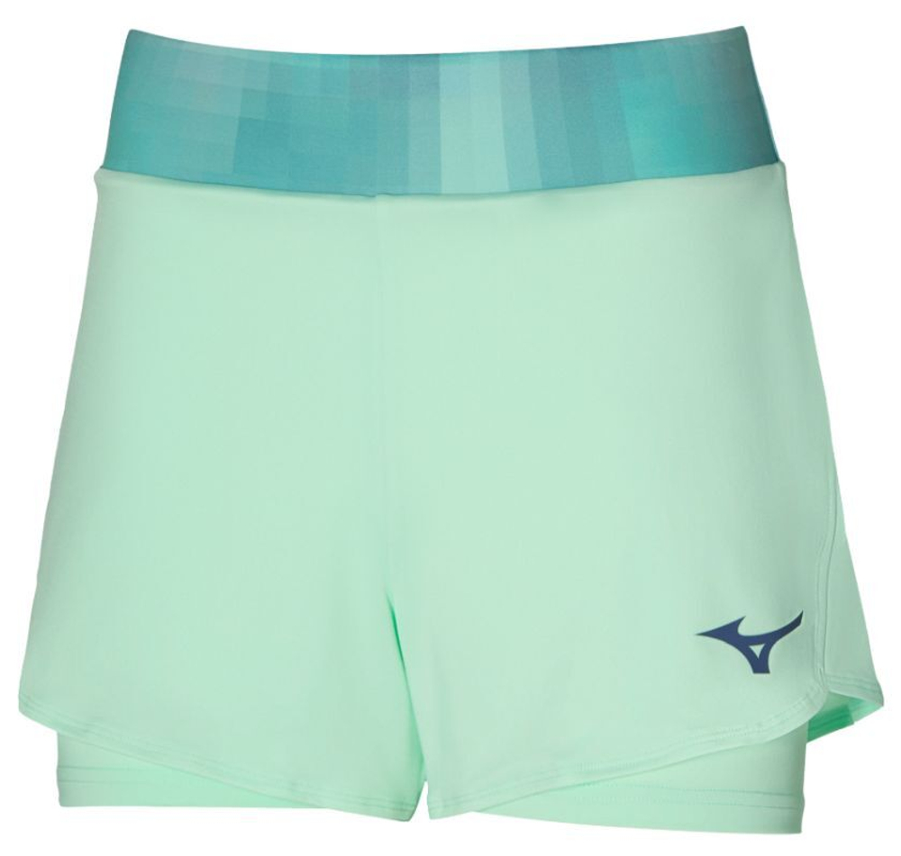 Женские Шорты теннисные Mizuno Flex - Мятный