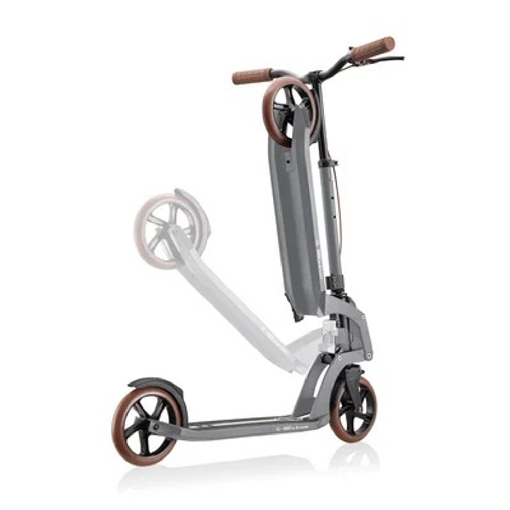 Самокат Globber ONE K 180 PISTON DELUXE темно-серый