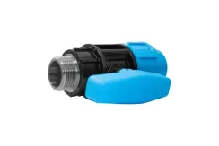 Кран шаровый Джилекс Про НР 32*1"П для ПНД 40184