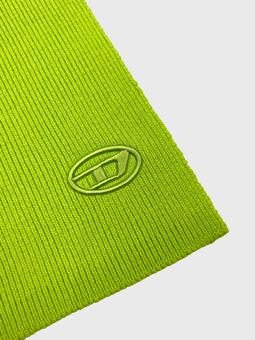 Шарф Diesel K-Coder Logo-Embroidered Knitted Green - One Size