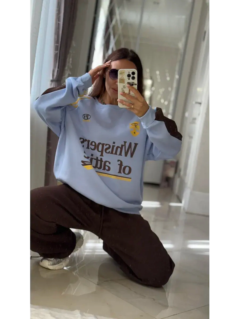 Костюм ATTIRE спортивная двойка свитшот с брюками