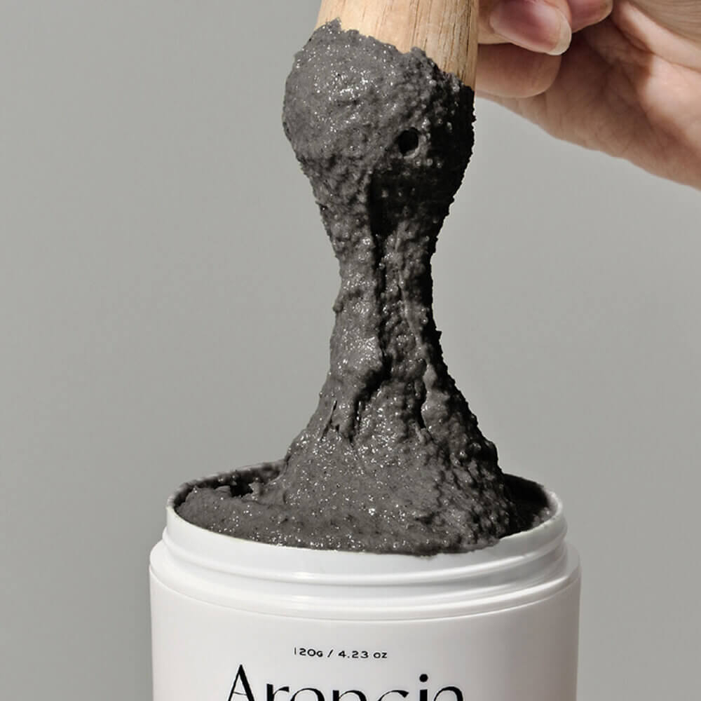 Arencia Очищающее средство с чёрным чаем и юдзу - Black Tea Rice Mochi Cleanser, 120мл.