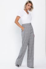 Брюки Брайн (серые/клетка) Б14105-34М LT Collection