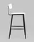 Полубарный стул Ant белый