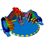 Наземный аквапарк с бассейном «Аквасфера» 20*17*7 м