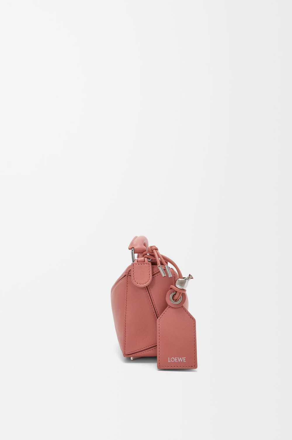 Loewe Сумка-мини Puzzle Featherlight из овечьей кожи наппа, красноватый