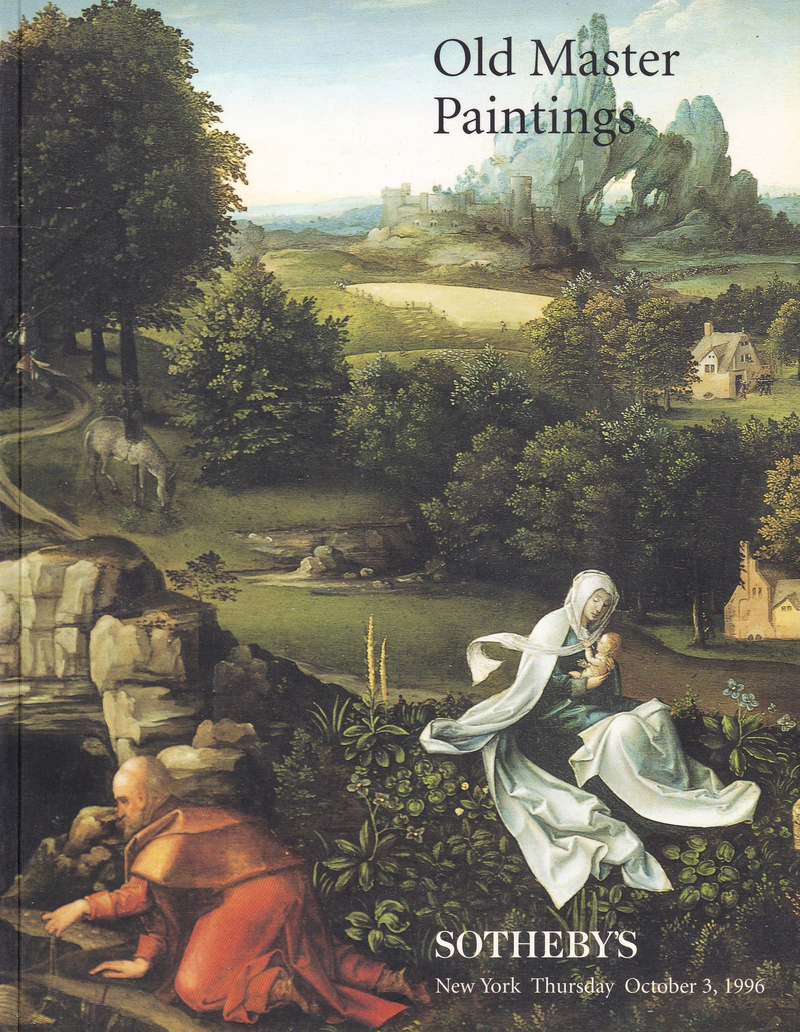Каталог аукциона Sotheby's, Нью-Йорк, Живопись старых мастеров от 3 октября 1996 года