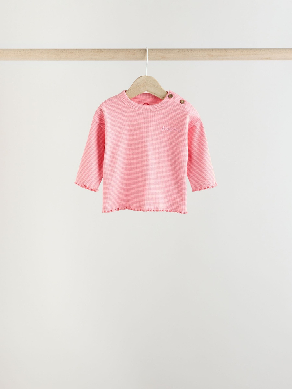 Лонгслив и легинсы в комплекте для малышей Next E66-976, 3 шт., Молочный, Розовый