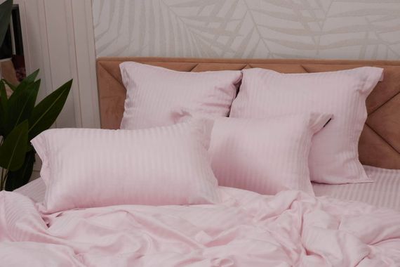 Моне (пудра) страйп сатин 1.6