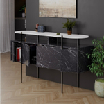 Комод консольный Hanley black/white