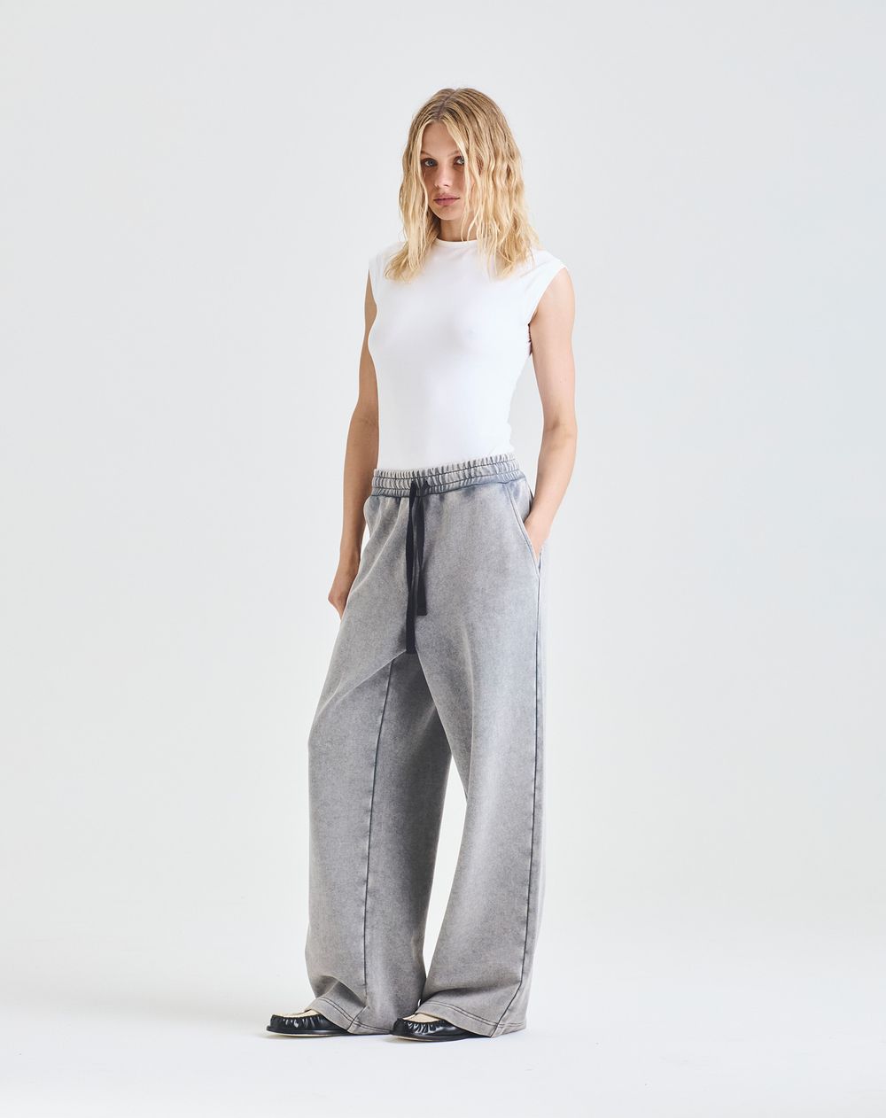 Брюки Bruler d'Amour Asphalte Doux Washed&Grey