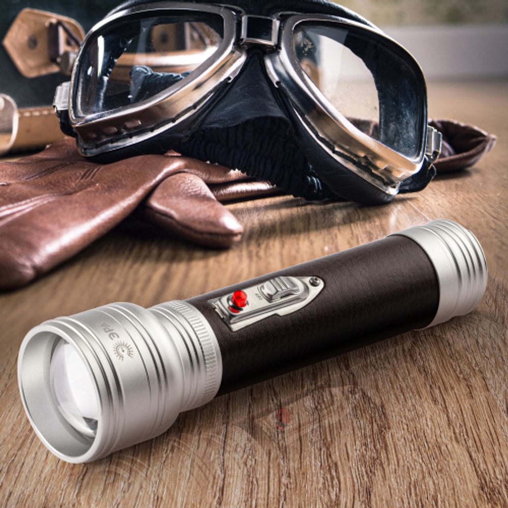 Светодиодный фонарь ЭРА Универсальные MB-904 Авиатор ручной на батарейках 5Вт