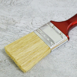 Кисть плоская 1,5" 38мм искусственная щетина, деревянная лакированная ручка