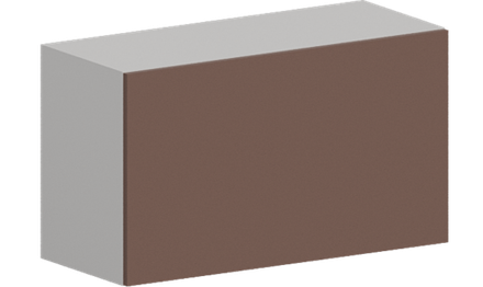 Кухня Модуль ШВГ 809 Белый / Пудрово-розовый