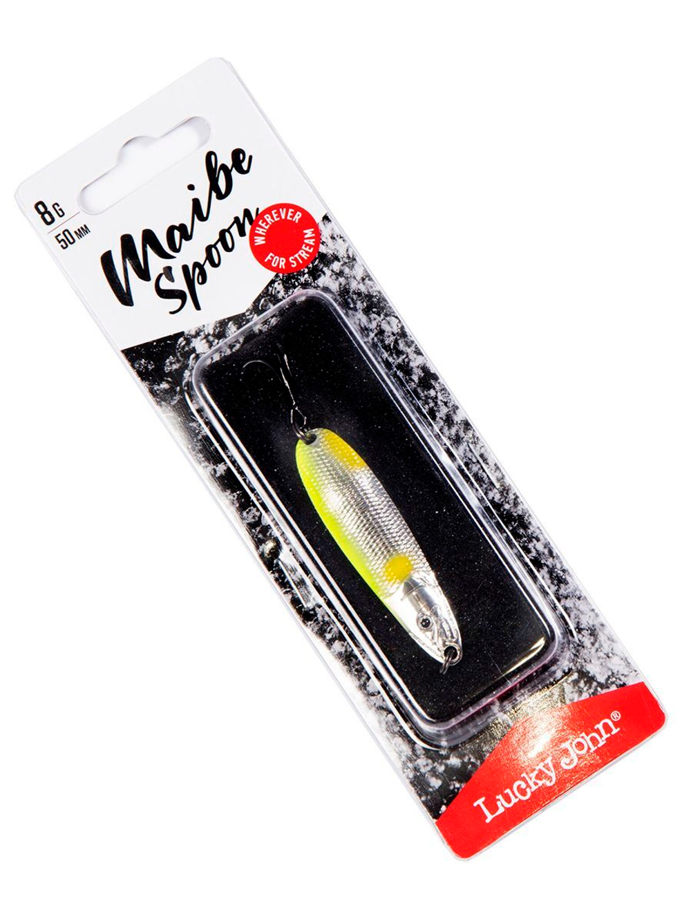 Блесна колеблющаяся Lucky John MAIBE SPOON длина 65мм/13.0г 010