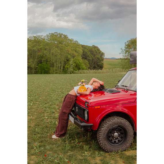 Ваза для цветов sun, 18 см, желтая