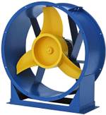 Крышный осевой вентилятор трехлопастной ВОКП 06-300-8 4 кВт 26000 м3/час