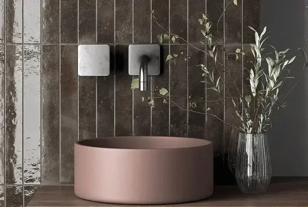 Керамическая плитка Equipe Bali Black Hat 31549 настенная 5х40 см