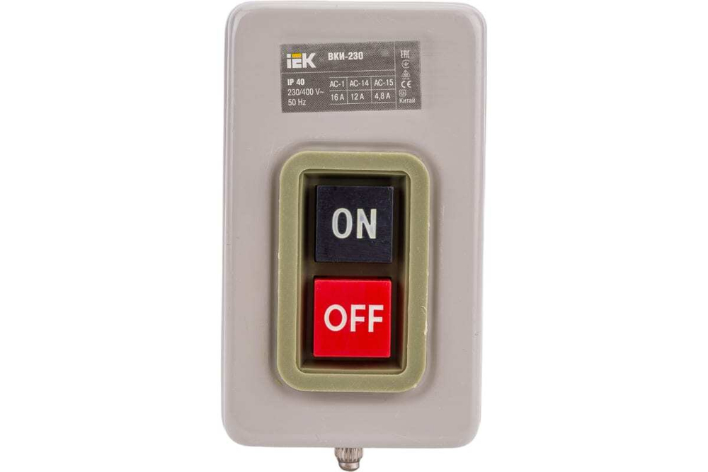 Выключатель ВКИ-230 3Р 16А 230/400В IP40 IEK