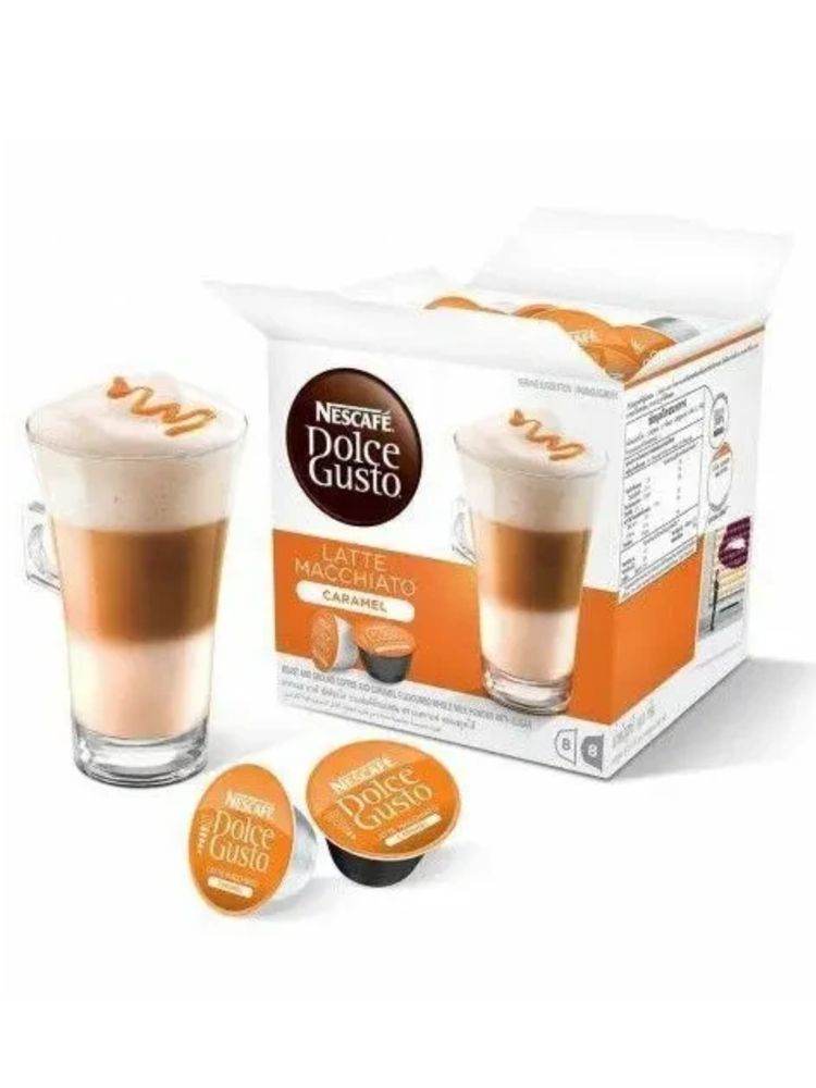 Кофе в капсулах Nescafe Dolce Gusto Latte Caramel 16 шт x 3 уп